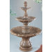 Three-Tier Cast Stone Classical Finial Waterfall Fountain