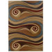 Adana Gold/Brown Swirling Rug