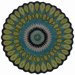 Vibrance Miami Peacock Kids Rug