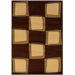 Adana Brown/Cream Checkerboard Rug