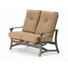 Villa Two-Seat Settee Dining Arm Chair with Cushion