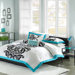Florentine Teal Modern Comforter Set