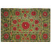 Poppies Green Rug