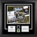 NASCAR 2012 Daytona 500 Champion Framed 11x14 Photo with Autographed Card, Race-Used Tire and Green Flag
