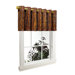 Bamboo Grommet Top Valance in Espresso / Brown
