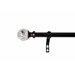 Prestige Crystal Ball Finial Rod Set