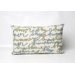 Amour Rectangle Indoor/Outdoor Pillow in Blue
