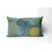 Graffiti Swirl Rectangle Indoor/Outdoor Pillow in Cool