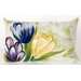 Tulips Rectangle Indoor/Outdoor Pillow in Cool