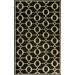 Spello Arabesque Black Outdoor Rug