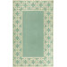 Spello Chain Border Aqua Outdoor Rug