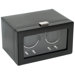 Heritage Module 2.1 Double Watch Winder with Cover in Black