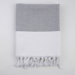 Ayrika Thin Stripe Fouta Towel in Black