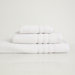 Bamboo 3 Piece Lavish Towel Set in White
