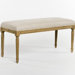 Lille Natural Linen Bench