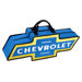 25" Bowtie Shaped Canvas Bag in Blue with A Yellow Border