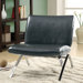 Leather Parsons Lounge Chair