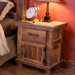 Black Mountain One Drawer Nightstand with Door