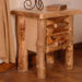 Silver Creek 2 Drawer Nightstand with Half Log