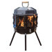 The Grizzly Cub Portable Fire Pit and Grill