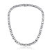 Cubic Zirconia and Sterling Large Oval Necklace