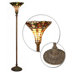 Flower Torchiere Lamp