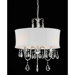3 Light Round Crystal Chandelier
