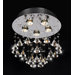Catherine Crystal 5 Light Semi Flush Mount