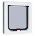 Locking Cat Door in White