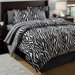 Zebra Bed in a Bag in Black / White