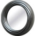The Twister Round Mirror in Silver