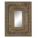 Fanciful Frames Wall Mirror in Dark Gold