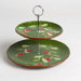 Jardin Christmas Cranberries 2-Tiered Stand