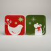 Twas The Night Happy Holidays Appetizer Plate (Set of 4)