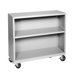 36" H Two Shelf Mobile Bookcase