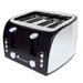Coffee Pro 4-Slice Multi-Function Toaster with Adjustable Slot Width