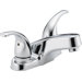 Centerset Bathroom Faucet with Double Knob Handles