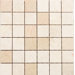 2" x 2" Polished Marble Mosaic in Crema Marfil