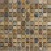 1" x 1" Tumbled Slate Mosaic in Fall