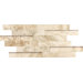 2" x 12" Porcelain Listello in Beige Travertine