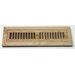 2" x 10" x 3/4" Flush Mount Maple Wood Vent in Natural