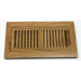 2" x 12" x 3/4" Flush Mount White Oak Wood Vent in Natural