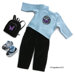 American Girl Dolls Butterfly Outfit with Backpack and Snickers