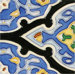 Mission 6" x 6" Hand-Painted Ceramic Decorative Tile in Vereda