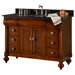 48" Vanity in Brown Cherry without Top