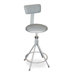 Height Adjustable Swivel Stool with Backrest