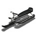Curve King Size GT Snow Sled in Silver