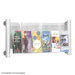 Luxe Magazine Rack, 3 Compartments