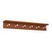 Contempo 6 Hook Wood Wall Rack