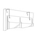 Safco Set of 2 Partition Hangers